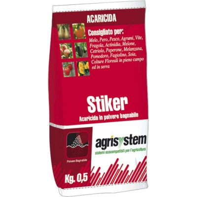 stiker ACARICIDE PULBERE BAGNABILE EXITI AGRISYSTEMAZOX GR.