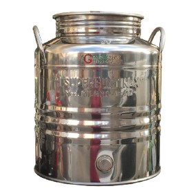 SUPERFUSTINOX MOD CONTAINER DIN OȚEL INOXIDABIL. MILANO LT. 5 PREDISPUȘI SUPERFUSTINOX MOD CONTAINER DIN OȚEL INOXIDABIL. MILANO LT. 5