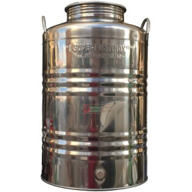 SUPERFUSTINOX MOD CONTAINER DIN OȚEL INOXIDABIL. MILANO LT. 50 HIGH NU ESTE PREDISPUS SUPERFUSTINOX MOD CONTAINER DIN OȚEL INOXIDABIL. MILANO LT. 50