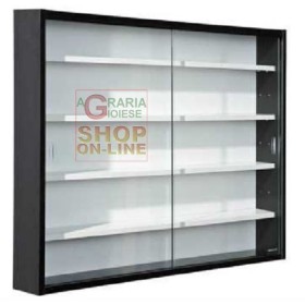 KIT SHOWCASE CU DOUĂ UȘI CM. 80 X 9.5 X 60 NEGRU KIT SHOWCASE CU DOUĂ UȘI CM. 80 X 9.5 X 60 NEGRU