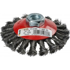 Perie conică Einhell din sârmă de oțel mm. 0,5 diam. 100 mm Perie conică Einhell din sârmă de oțel mm. 0,5 diam. 100 mm