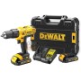 DEWALT BURGHIU CU 3 BATERII LITIU 18V 1.5 AH PERCUȚIE FĂRĂ