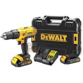 DEWALT TRAPANO CON 3 BATTERIE LITIO 18V 1,5 AH A PERCUSSIONE SENZA SPAZZOLE Mod. DCD795S2 DEWALT TRAPANO CON 3 BATTERIE LITIO 18V 1,5 AH A PERCUSSIONE