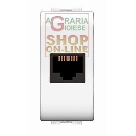 LIFE ART. 4084WH TELEFON SOCKET RJ11 PLUG 6/4A BI LIFE ART. 4084WH TELEFON SOCKET RJ11 PLUG 6/4A BI