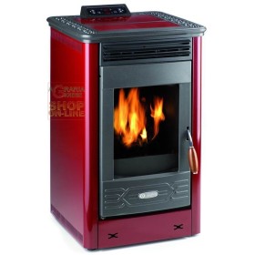 OLIMPIA STUFA A PELLET KW. 11 SPLENDID SFERA 647/749 PELLET BORDEAUX OLIMPIA STUFA A PELLET KW. 11 SPLENDID SFERA 647/749 PELLET