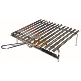 GRATICOLE SANDRIGARDEN INOX LAMELLE CON COLAGRASSI 500x350 MM. BLINKY GRATICOLE INOX A LAMELLE CON COLAGRASSI 500X350