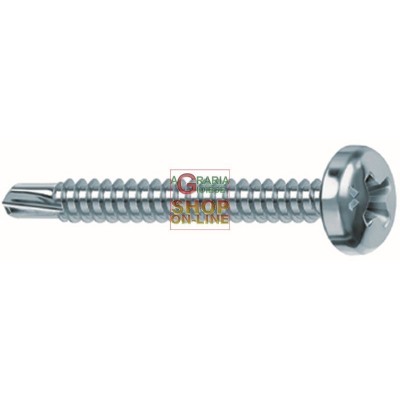 BURGHIU GALVANIZAT CU AUTO-GAURIRE SURUB MM.3.9X38 buc. 500