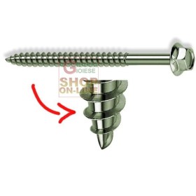 ȘURUBURI KOVERVIT AA PENTRU LEMN GALVANIZAT MM. 6,5 X 120 BUC. 100 ȘURUBURI KOVERVIT AA PENTRU LEMN GALVANIZAT MM. 6,5 X 120 BUC.