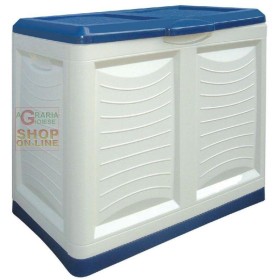 Mettitutto Bama contenitore in plastica clore blu cm. 78x45x64h. lt. 200 Mettitutto Bama contenitore in plastica clore blu cm.
