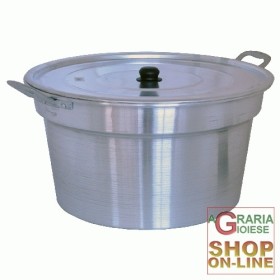ARAGAZ CAZAN DIN ALUMINIU CU CAPAC CM. 32 ARAGAZ CAZAN DIN ALUMINIU CU CAPAC CM. 32