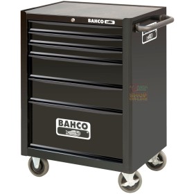 BAHCO CĂRUCIOR PIEPT DE SERTARE CU 6 SERTARE MODELLO 1470K6 MĂSURI NEGRE CM. 67,7x50,1x95h. BAHCO CĂRUCIOR PIEPT DE SERTARE CU 6 SERTARE MODELLO 1470K6