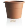 VASO CAMPANA IN PLASTICA BAMA HEDERA TERRACOTTA CM. 25