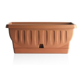 Vaso fioriera Bama Natura con sottovaso colore terracotta cm. 40 Vaso fioriera Bama Natura con sottovaso colore terracotta cm. 40