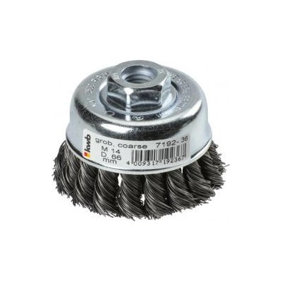 Einhell Spazzola a tazza filo di acciaio diam. 60 x 0,5 mm.