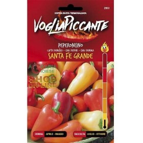 SEMINȚE PICANTE ARDEI IUTE SANTA FE GRANDE SEMINȚE PICANTE ARDEI IUTE SANTA FE GRANDE