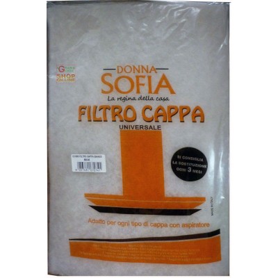 FILTRO PER CAPPA DI CUCINA RICAMBIO DONNA SOFIA CM. 80X40