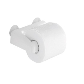 GEDY ART. 8024 JUNIOR WHITE RESIN ROLL HOLDER GEDY ART. 8024 JUNIOR WHITE RESIN ROLL HOLDER