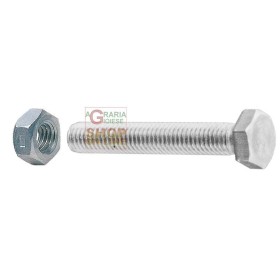 SC METAL ȘURUBURI CAP ESAGONALE 5X30 CU DADI PC-URI. 20 SC METAL ȘURUBURI CAP ESAGONALE 5X30 CU DADI PC-URI. 20