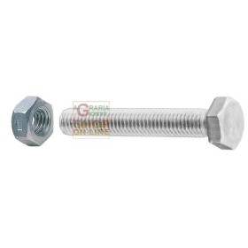 SC VITI A METALLO TESTA ESAGONALE 5X50 CON DADI PZ. 10 SC VITI A METALLO TESTA ESAGONALE 5X50 CON DADI PZ. 10