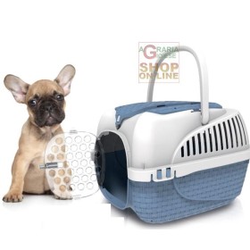 Transportator pentru câini și pisici Bama Tour Blue cm. 52x33x34h Transportator pentru câini și pisici Bama Tour Blue cm.