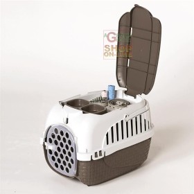 Transportator pentru câini și pisici Bama Tour Dove cm gri. 52x33x34h Transportator pentru câini și pisici Bama Tour Dove cm gri.