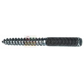VITI CON 2 FILETTI IN ACCIAIO ZINCATI FILETTATURA M6 X 60 PZ. 25 VITI CON 2 FILETTI IN ACCIAIO ZINCATI FILETTATURA M6 X 60 PZ. 25