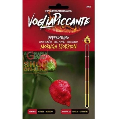 VOGLIA PICCANTE SEMI DI PEPERONCINO PICCANTE MORUGIA SCORPION