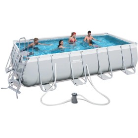 BESTWAY 56481 POOL CU cadru power steel frame CM.488x274x122h. BESTWAY 56481 POOL CU cadru power steel frame CM.488x274x122h.