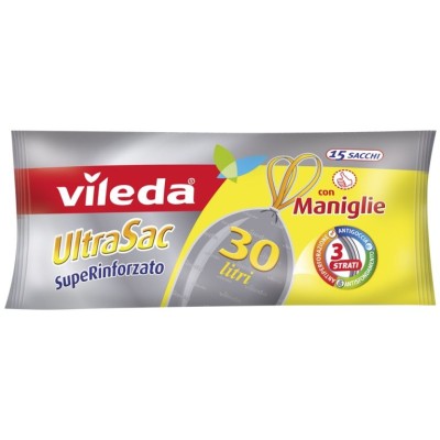 Vileda UltraSac Sacchi Superinforzati cm. 50x60 lt. 30 con