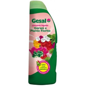 GESAL CONCIME LIQUIDO PER GERANI E PIANTE FIORITE LT. 1 GESAL CONCIME LIQUIDO PER GERANI E PIANTE FIORITE LT. 1