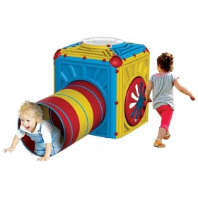 MAGIC CUBE GARDEN JOC PENTRU COPII CM.84x84x87h. CU tunelul CM. 190x84x87h. MAGIC CUBE GARDEN JOC PENTRU COPII CM.84x84x87h. CU tunelul CM.