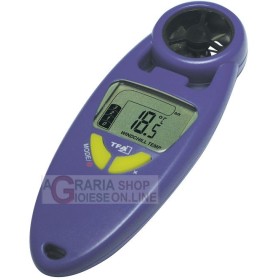 TFA ANEMOMETRU DE BUZUNAR PENTRU MĂSURAREA VITEZEI VÂNTULUI TFA ANEMOMETRU DE BUZUNAR PENTRU MĂSURAREA VITEZEI VÂNTULUI