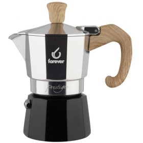 FOREVER Macchina del caffè caffettiera Miss Woody effetto legno 1 tazza FOREVER Macchina del caffè caffettiera Miss Woody effetto legno