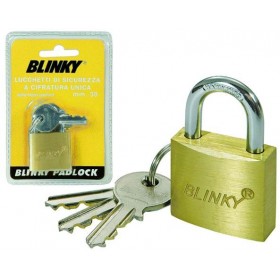 BLINKY LUCCHETTO IN OTTONE CIFRATURA UNICA MM. 40 BLINKY LUCCHETTO IN OTTONE CIFRATURA UNICA MM. 40