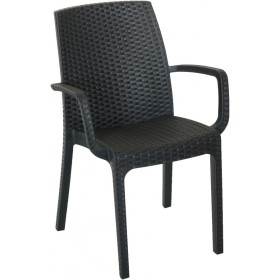 INDIAN SHOCKPROOF RĂȘINĂ fotoliu CM. 57x59x86h. CULOARE ANTRACIT INDIAN SHOCKPROOF RĂȘINĂ fotoliu CM. 57x59x86h. CULOARE ANTRACIT