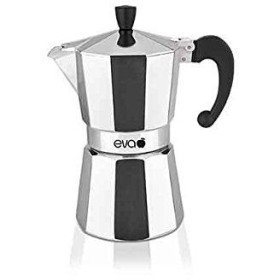 Macchina del caffè caffettiera moka eva in alluminio 230G 2 Tazze Macchina del caffè caffettiera moka eva in alluminio 230G 2