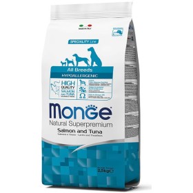 MONGE FURAJE PENTRU CROCHETELE CANI HIPOALEG CU TON DE SOMON KG. 2,5 MONGE FURAJE PENTRU CROCHETELE CANI HIPOALEG CU TON DE SOMON