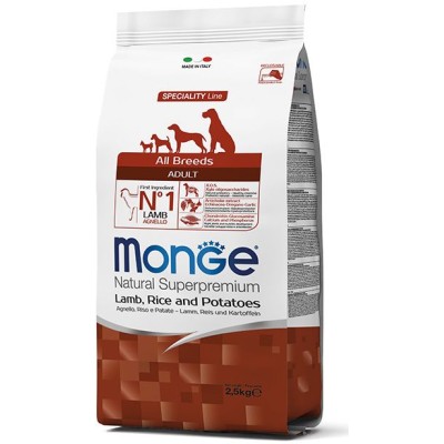 MONGE MANGIME PER CANI CROCCHETTE ALL BREEDS ADULT CON AGNELLO