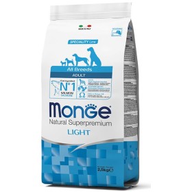 MONGE HRANĂ PENTRU CANI CROCHETE TOATE RASELE ADULT LIGHT CU SOMON ȘI OREZ KG. 12 MONGE HRANĂ PENTRU CANI CROCHETE TOATE RASELE ADULT LIGHT CU