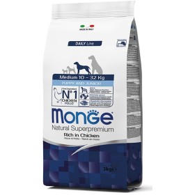 MONGE HRANĂ PENTRU CANI CROCHETE JUNIOR MEDIUM PUPPY CU KG DE PUI. 3 MONGE HRANĂ PENTRU CANI CROCHETE JUNIOR MEDIUM PUPPY CU KG DE
