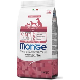 MONGE HRANĂ PENTRU CANI CROQUETTES TOATE RASELE ADMONOPROTEINA ULT CU CARNE DE VITĂ ȘI OREZ KG. 2,5 MONGE HRANĂ PENTRU CANI CROQUETTES TOATE RASELE ADMONOPROTEINA