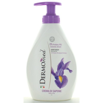 DERMOMED CREMA DI SAPONE LIQUIDO MANI TALCO & IRIS DISPENSER