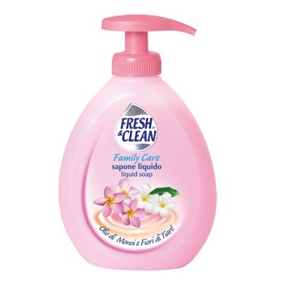 FRESH & CLEAN SAPONE LIQUIDO MANI FAMILY CARE OLIO DI MONOI E