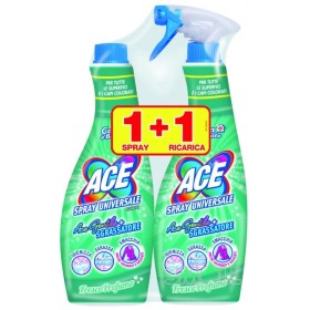 ACE GENTILE CANDEGGINA SPRAY CON SGRASSATORE 600 ML + RICARICA 600 ML ACE GENTILE CANDEGGINA SPRAY CON SGRASSATORE 600 ML + RICARICA
