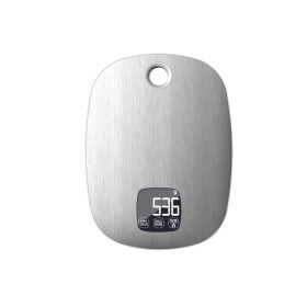 EVA CÂNTAR DE BUCĂTĂRIE DIGITALĂ DIN OȚEL INOXIDABIL CU TIMER KG. 5 EVA CÂNTAR DE BUCĂTĂRIE DIGITALĂ DIN OȚEL INOXIDABIL CU TIMER