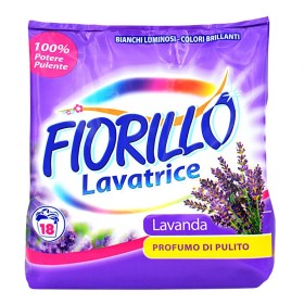 FIORILLO DETERSIVO BUCATO IN LAVATRICE LAVANDA 18 MISURINI KG. 1,35 FIORILLO DETERSIVO BUCATO IN LAVATRICE LAVANDA 18 MISURINI KG.