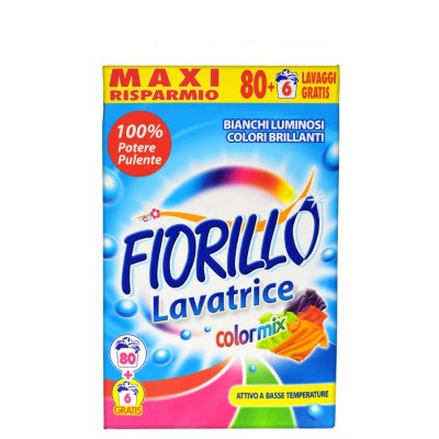 detergent de rufe FIORILLO ÎN LAVATRICE COLORMIX 86 LINGURI KG.