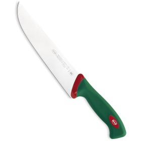 SANELLI PREMANA COLTELLO MACELLAIO FRANCESE MANICO VERDE E
