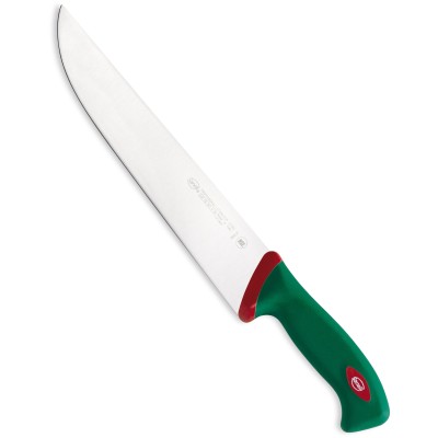 SANELLI PREMANA COLTELLO MACELLAIO FRANCESE MANICO VERDE E