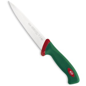 SANELLI PREMANA COLTELLO PER SCANNARE MANICO VERDE E ROSSO CM.